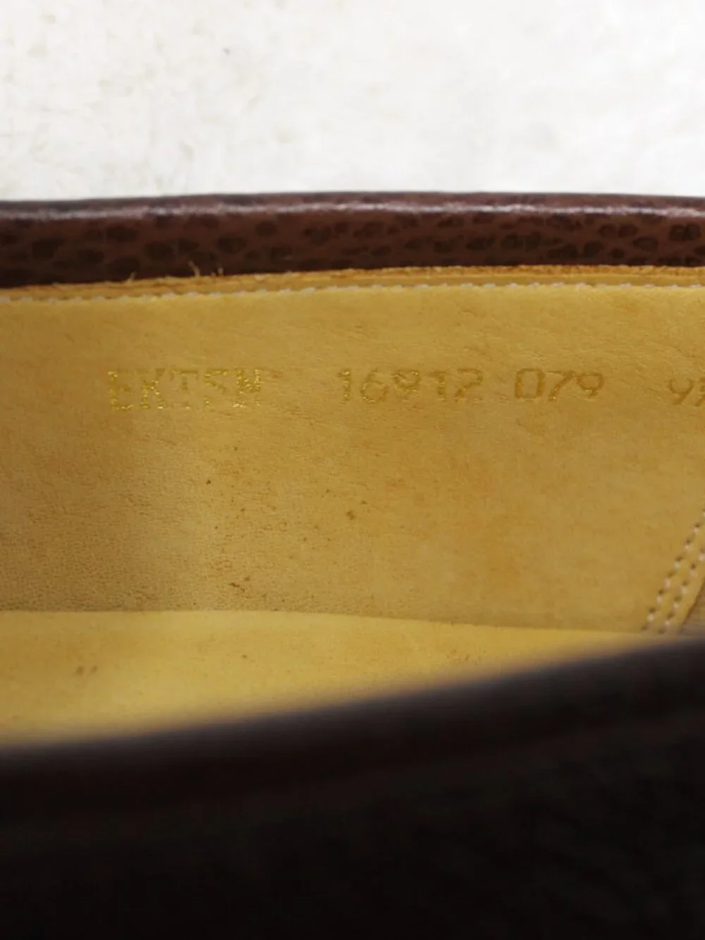 Beckett Simonon Shoes Mens 9 1/2 Brown Pebbled Leather Belgian Loafer Slip-On